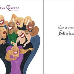 Chemo Queens greeting card