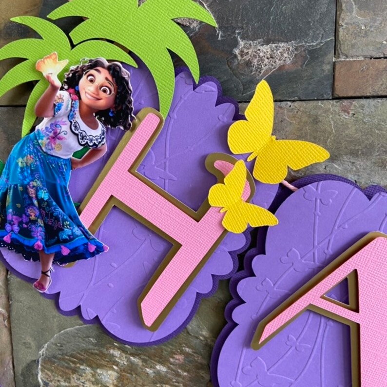Encanto Happy Birthday Banner Encanto Party Decorations Etsy Australia
