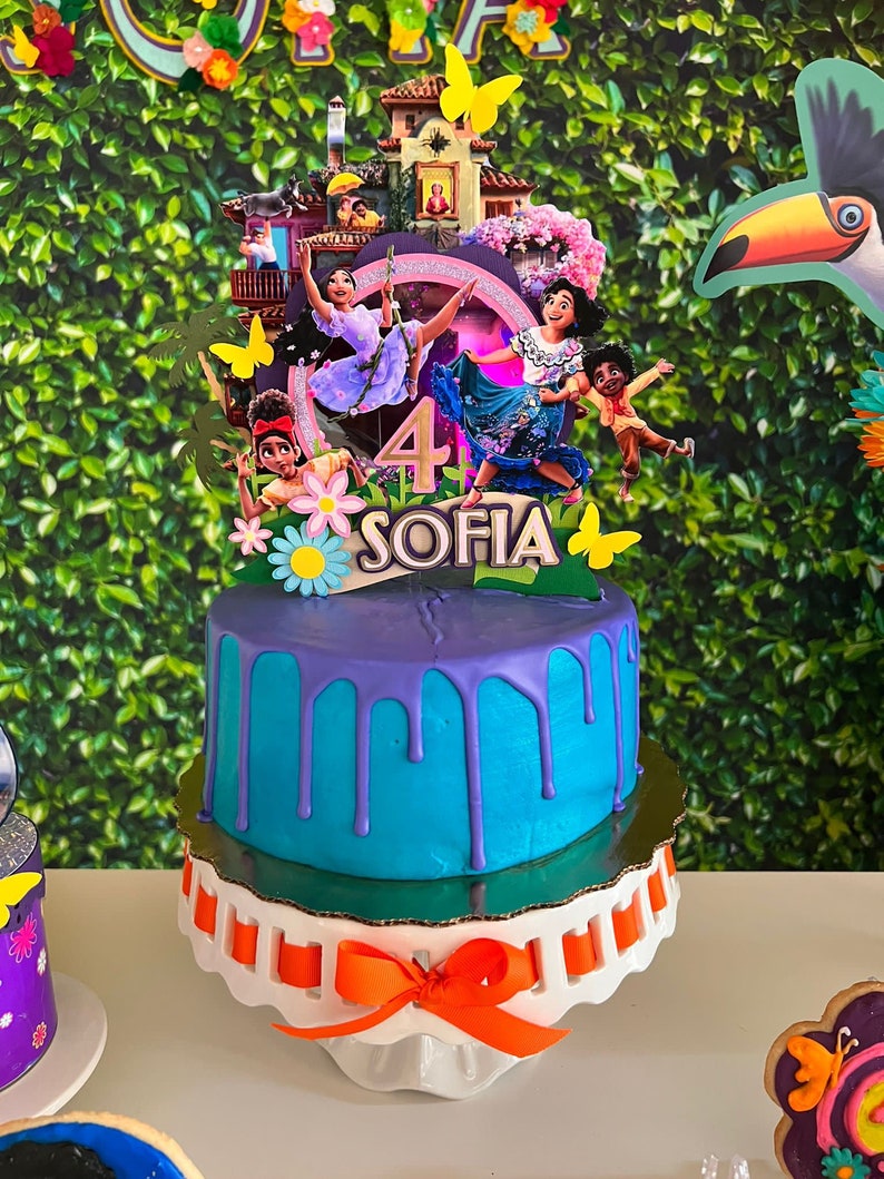 Encanto Cake Topper Encanto Party Decorations Encanto Etsy UK
