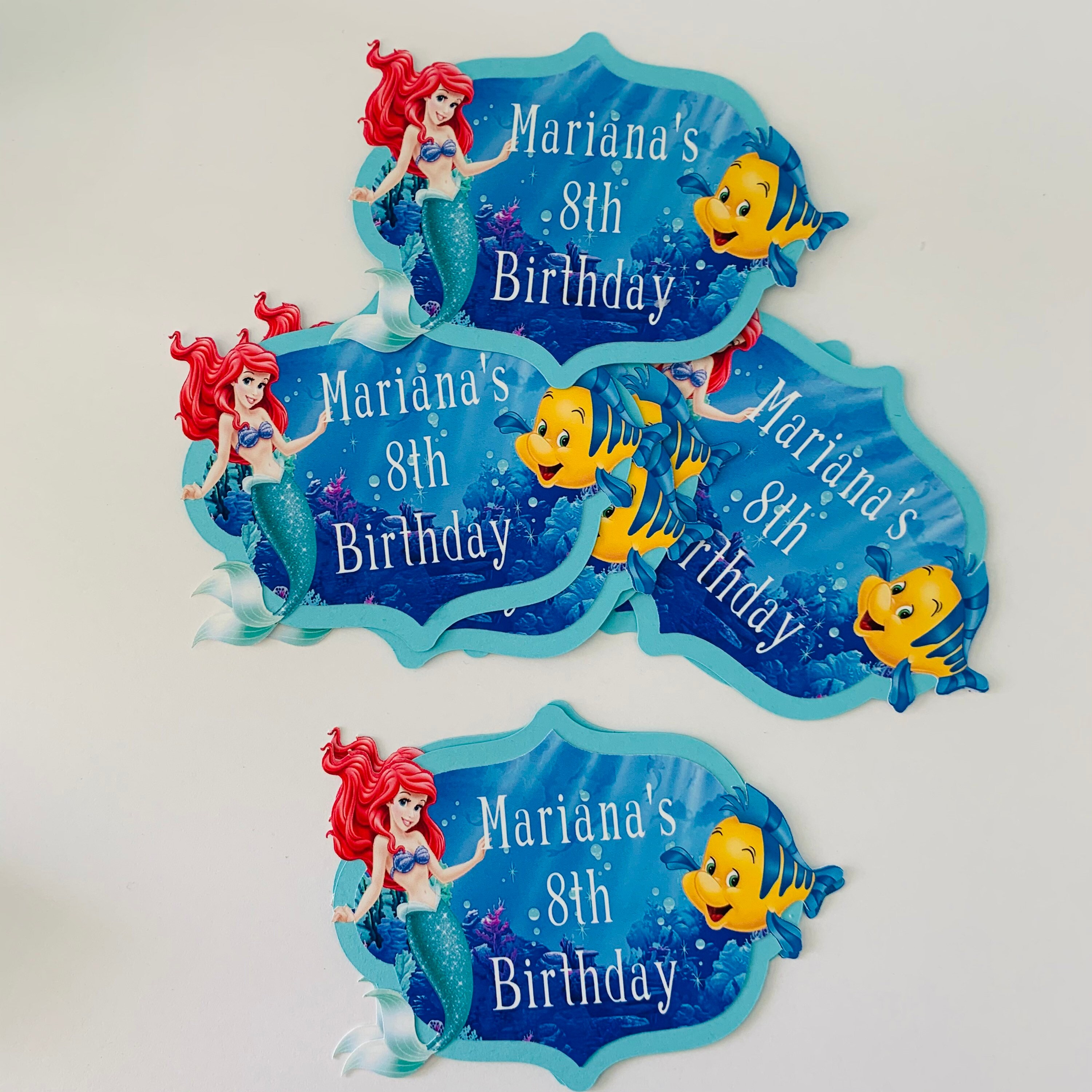 Little Mermaid Party Favor Bags Little Mermaid Party Decorations ...