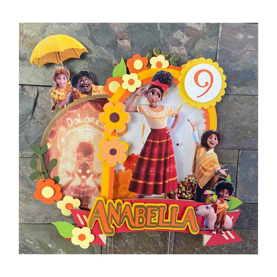 Encanto Dolores Cake Topper, Encanto Party Decorations, Encanto Birthday Party, Encanto personalized cake topper, Dolores Madrigal topper Il_570xn