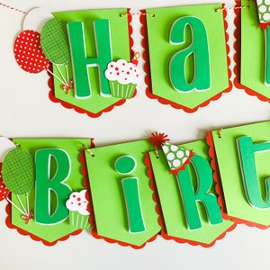 Weihnachten Alles Gute zum Geburtstag Banner Weihnachten Thema Frohe Geburtstag Banner Urlaub Dekor Rot und Grün Weihnachten Geburtstag Banner