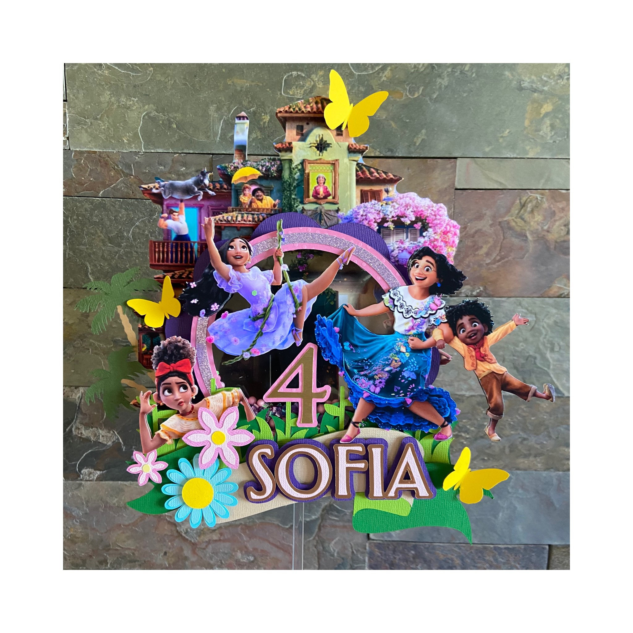 Encanto Cake Topper Encanto Party Decorations Encanto Etsy Israel