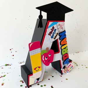 Kindergarten Graduation 3D Letter Kindergarten Graduation Theme Party ...