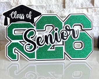 Graduation Table Sign 2026 High School Grad Sign Senior 2026 Graduation Party Decorations Sign or Centerpiece Graduation Theme Table Decor