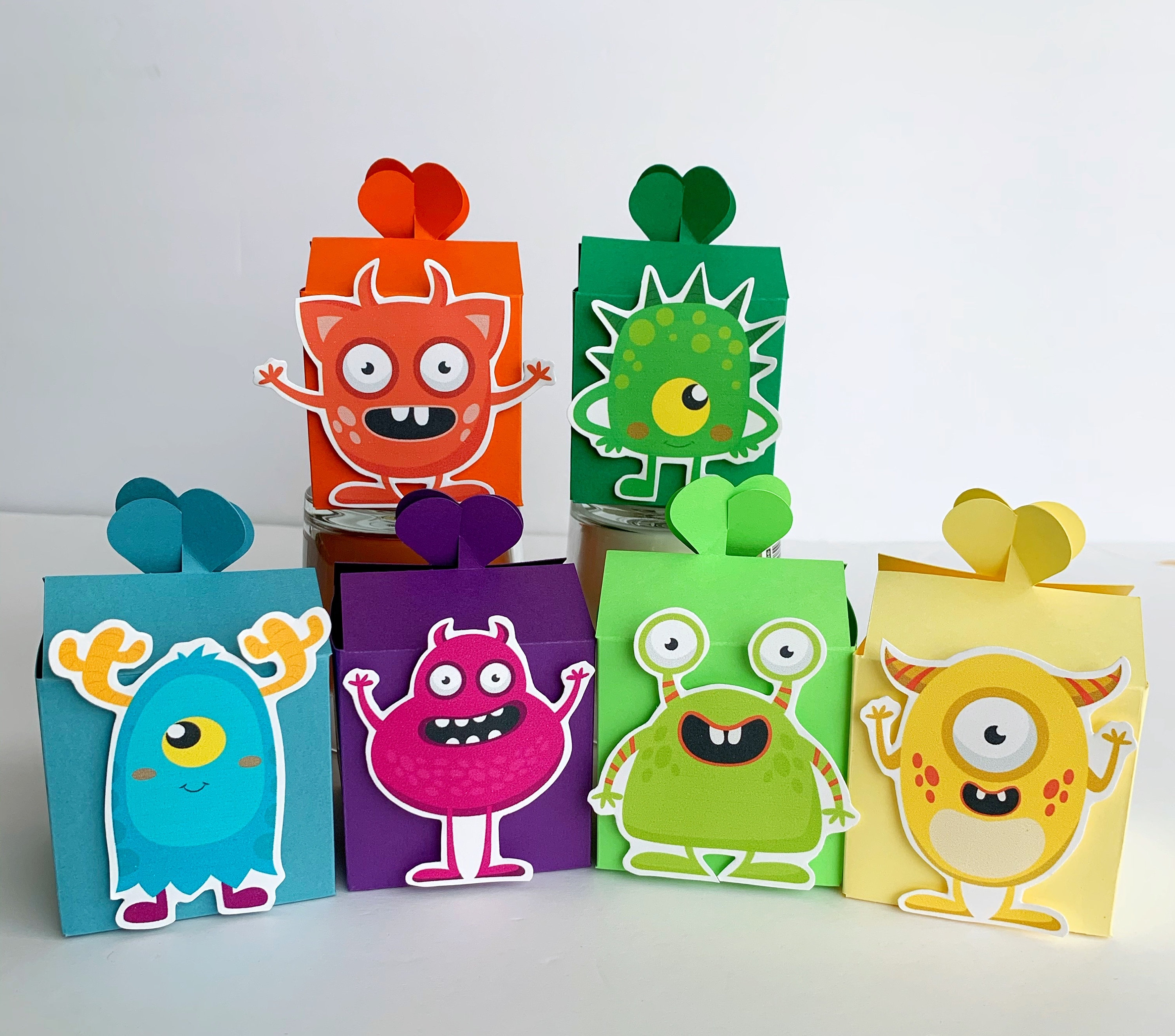 Little Monster Favor Box, Little Monster Party Decorations, Baby