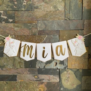 Bunny Banner, Bunny High Chair Banner, Bunny Party Decorations, Easter Theme Party, Some Bunny Custom Name Banner, Floral Bunny Banner