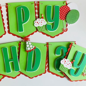Christmas Birthday Banner, Happy Birthday Banner, Christmas Birthday Decorations, Merry Birthday banner, Holiday Birthday decorations