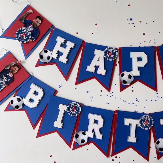 Psg Birthday Party Decoration Flags