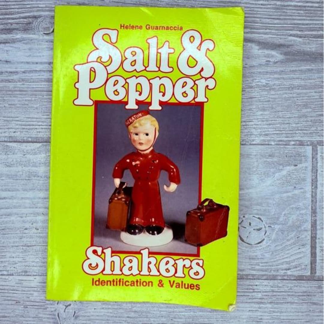 Vintage Salt and Pepper Shakers Collectable Book Ceramic