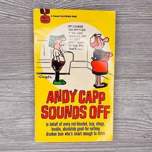 Vintage Andy Capp sounds off comic reel book collectible