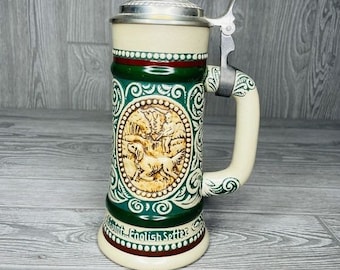 Vintage Avon collectible Stein mok beker Jacht vissen thema 1978 de staking