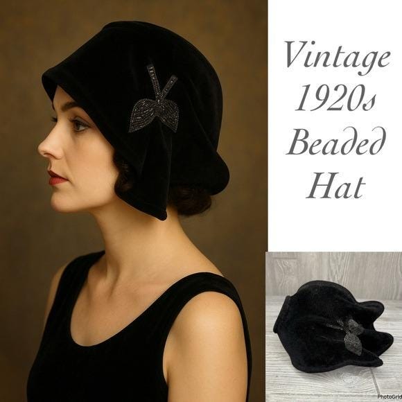 1920s Beaded Hat - Etsy display picture 3