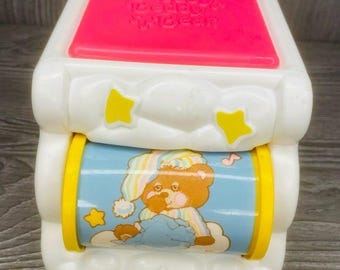Vintage Fisher Price Teddy Beddy Bear Jack in the Box Musical Baby
