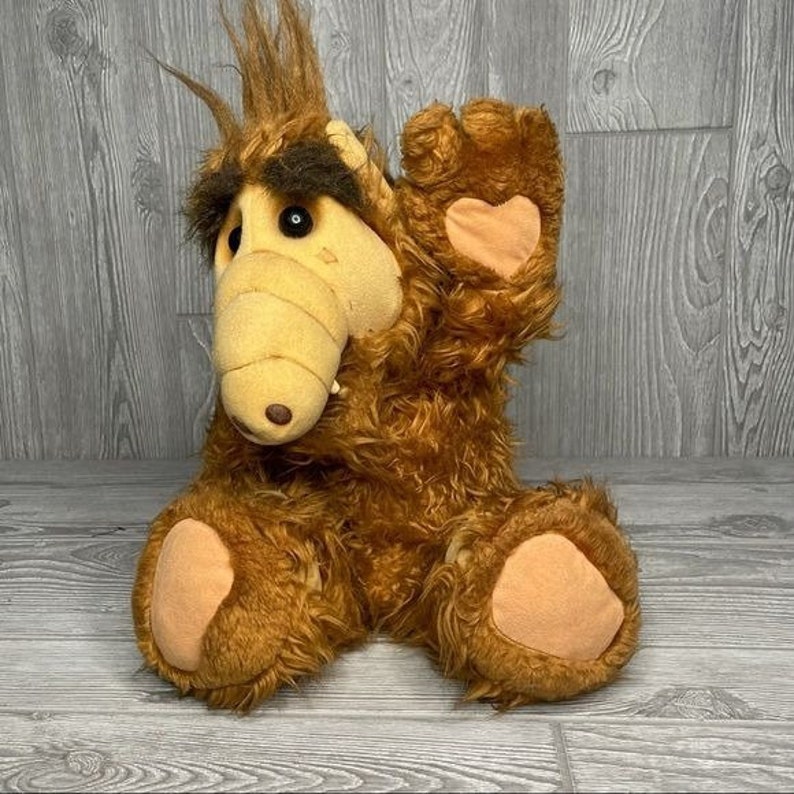 Vintage 1986 Alf Plush Stuffed Animal Doll Roughly 18 Inches Etsy