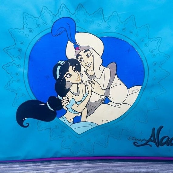 その他 Disney Aladdin Genie Jasmine Blue 90s Disney Aladdin Genie Jasmine Blue 90s Vintage Cartoon Digital