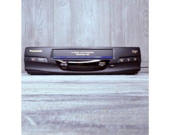 Reproductor de vídeo VHS Panasonic PV-V4520 OmniVision de 4 cabezales, probado y funcionando, electrónico retro