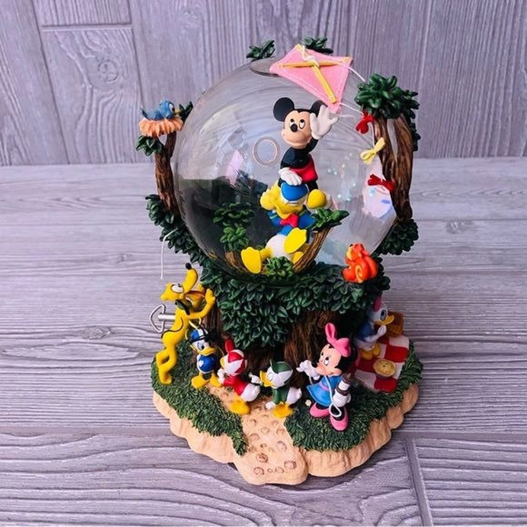 Disney ミッキー ミニー スノードーム ウェディング 16.5cm