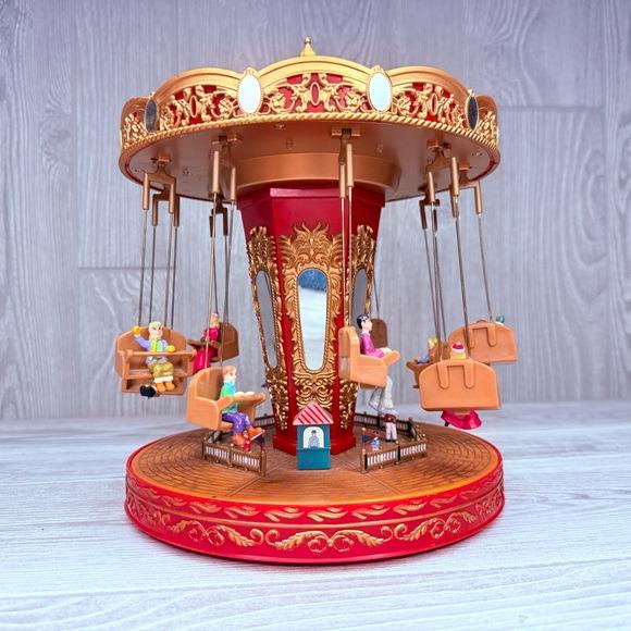 Merry Brite Mr Christmas Rare Vintage Swing Music Carousel Not