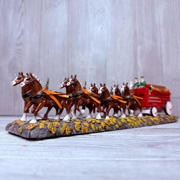 Budweiser Clydesdale Figurine - Etsy
