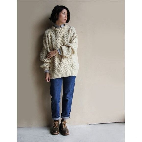 Santa Monica - John Molloyアイルランド wool ニット John molloy - Etsy 日本