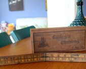 Vintage Wooden Folding Ruler