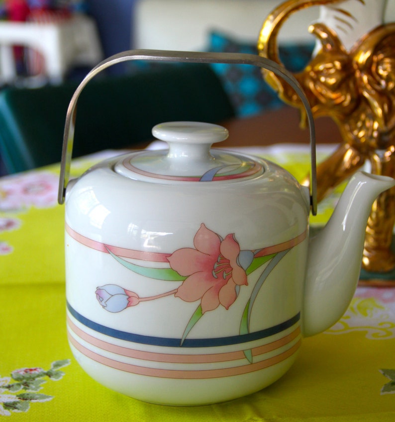 Vintage 1980's TOSCANY Collection of Japan China Teapot Etsy
