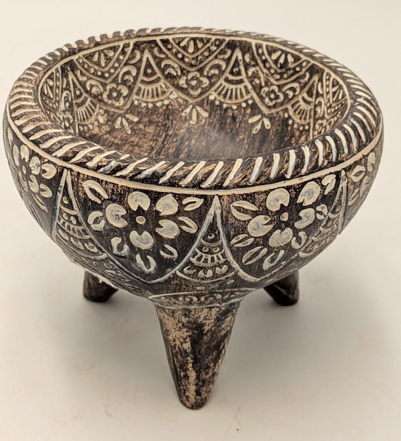 Gorgeous  Boho Tribal Decorative Trinket Bowl  /Jewellery Bowl