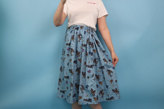 western midi skirt