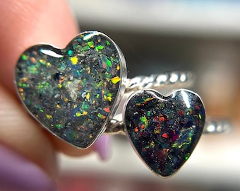 Large Silver Heart Cremation Ring