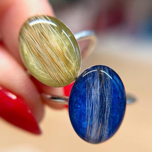 Oval Hair Keepsake Ring, Human or Pet Hair Jewelry, Pet Fur Memorial Ring, Lock of Hair Ring, Whisker Keepsake