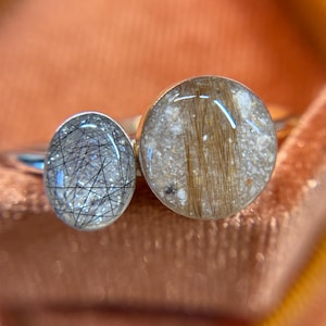Hair and Ashes Keepsake Ring, Pet Memorial Ring, Pet Cremation Ring, Pet Fur Ring, Cremation Ring, Pet Ash Ring, Pet Fur Ring, Cremains image 1