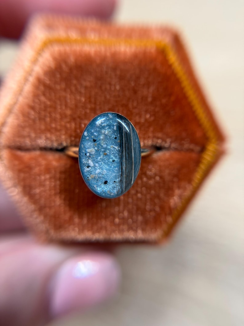 Hair and Ashes Keepsake Ring, Pet Memorial Ring, Pet Cremation Ring, Pet Fur Ring, Cremation Ring, Pet Ash Ring, Pet Fur Ring, Cremains image 11