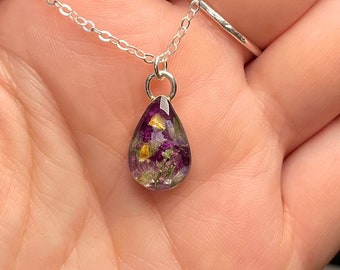 Memorial Flower Necklace