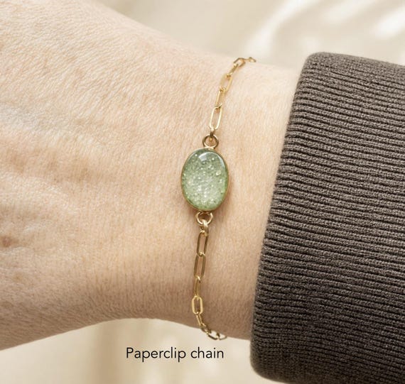 Oval Pet Cremation Bracelet | Pet Memorial Bracelet | Pet Ashes Bracelet | Keepsake Bracelet | Memorial Bracelet |