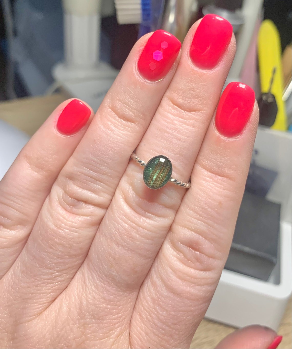 Fur Ring Lock of Hair Keepsake Hair Memorial Ring Hair Etsy