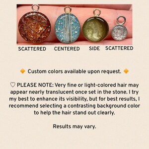 Hair and Ashes Keepsake Ring, Pet Memorial Ring, Pet Cremation Ring, Pet Fur Ring, Cremation Ring, Pet Ash Ring, Pet Fur Ring, Cremains image 3