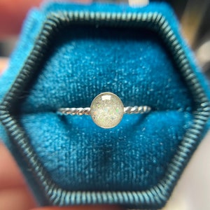 Small Silver Circle Keepsake Ring | Pet Cremation Jewelry | Pet Ashes | Keepsake Jewelry | Keepsake Rings | Pet Cremation | Ashes Ring |
