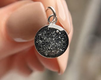 Pet Cremation Charm | Pet Hair Charm | Pet Ashes | Pet Keepsake Charm | Memorial Charm | Lock of Hair Keepsake | Cremation Pendant