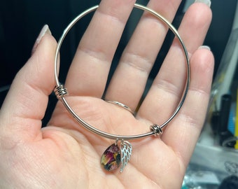 Memorial Flower Bracelet