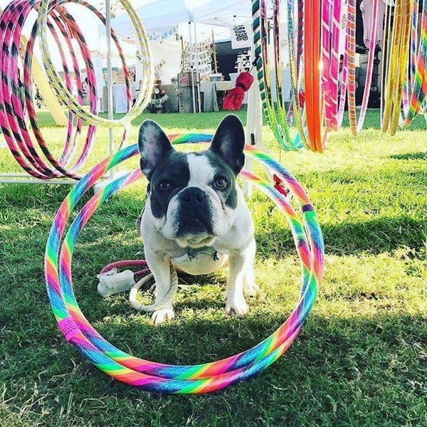 Folding 34" Rainbow Hoop for All Ages