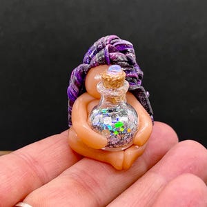 Handmade Mini Magical Goddess Doll, Mystical Magic Potion Goddess