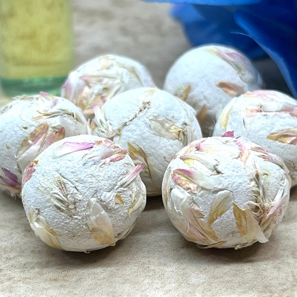 White Clay & Globe Amaranth Essential Oil Diffusers, Aromatherapy Stones