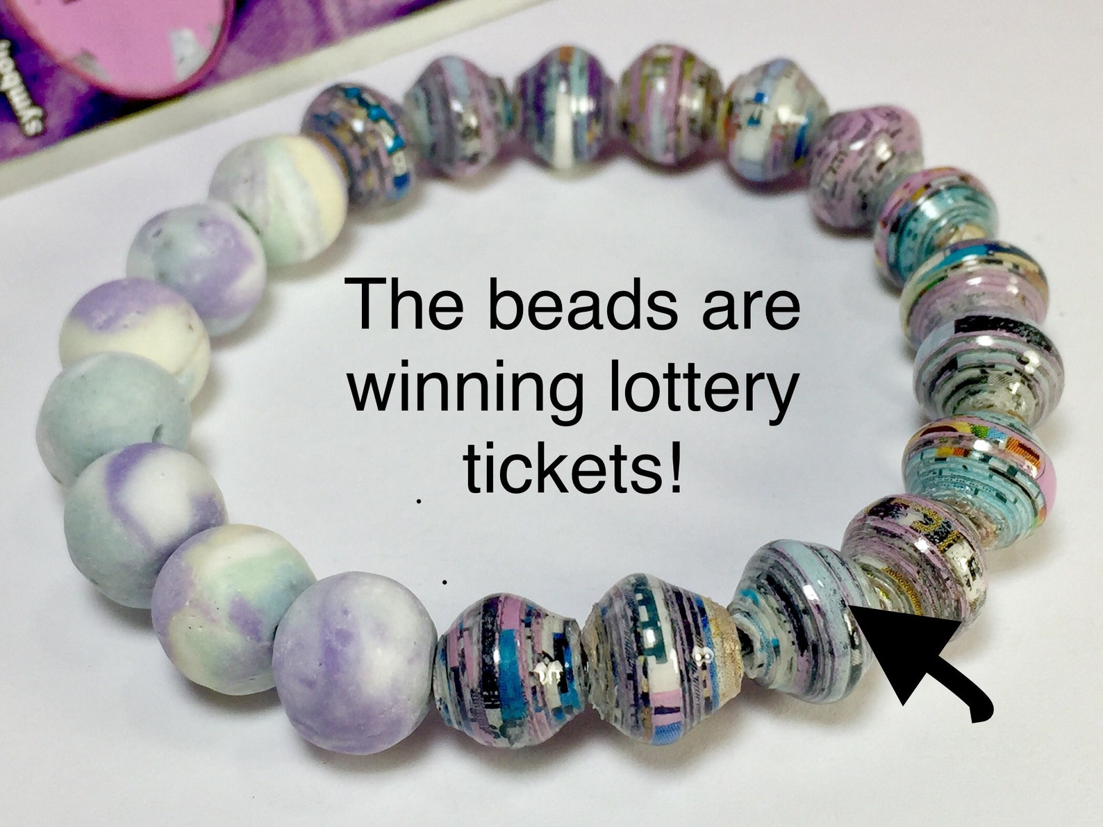 Lucky beads stretch bracelets lucky gifts handmade Etsy