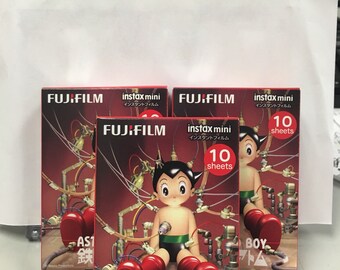 FujiFilm Instax Mini Picture Fuji Instant Film Photo 30 Shots 3 Packs x 10 sheets Astro Boy FujiFilm Fuji Instax Mini Polaroid 7S 8 25 70
