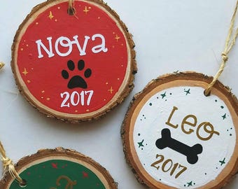 Personalized Pet Ornament, Dog Christmas Ornament, Pet Christmas Ornament, Cat Christmas Ornament, New Puppy Ornament, Pet Keepsake Pet Gift