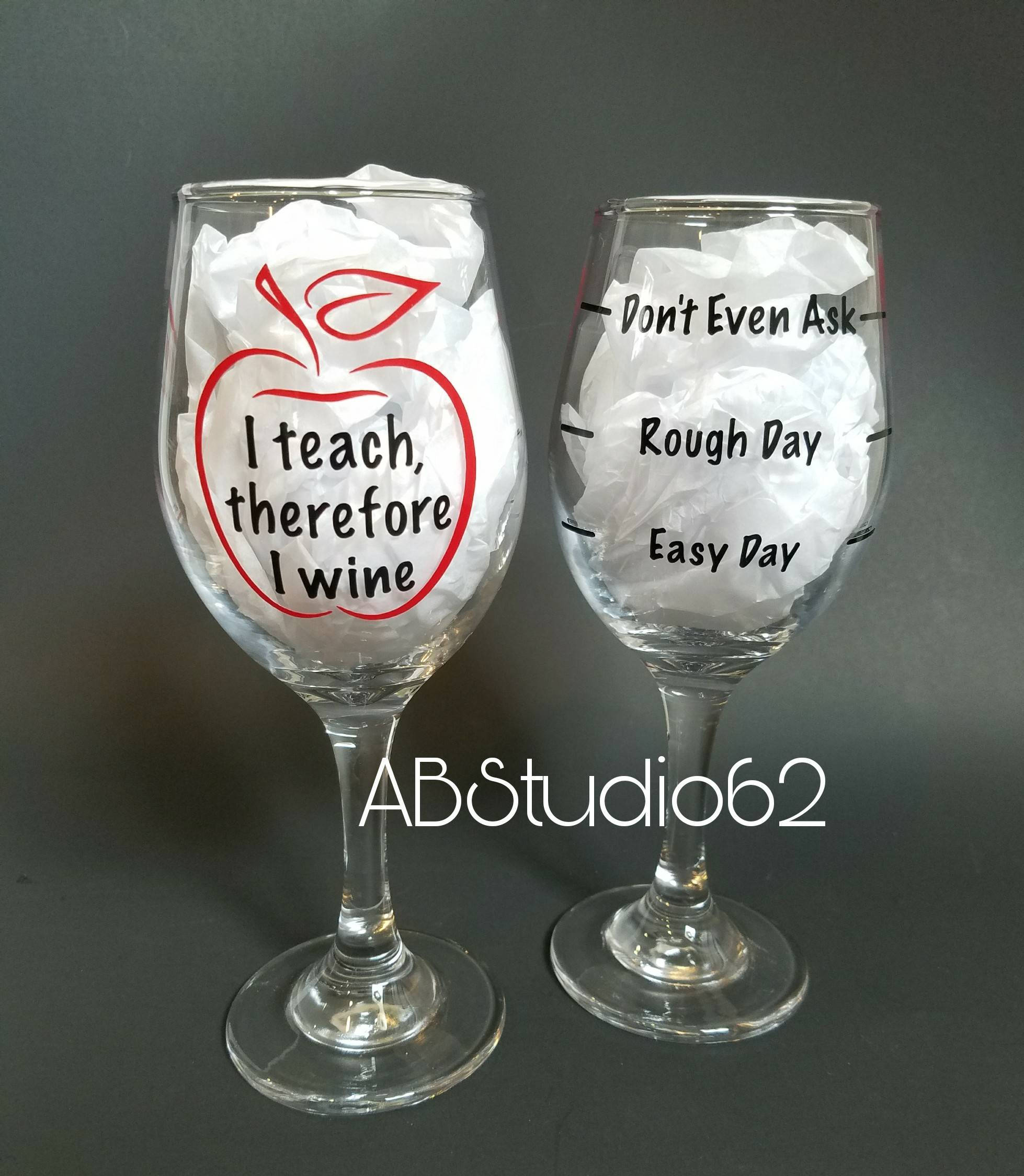 Teacher Wine Glass Gifts for Teachers Teacher Gift ideas Etsy