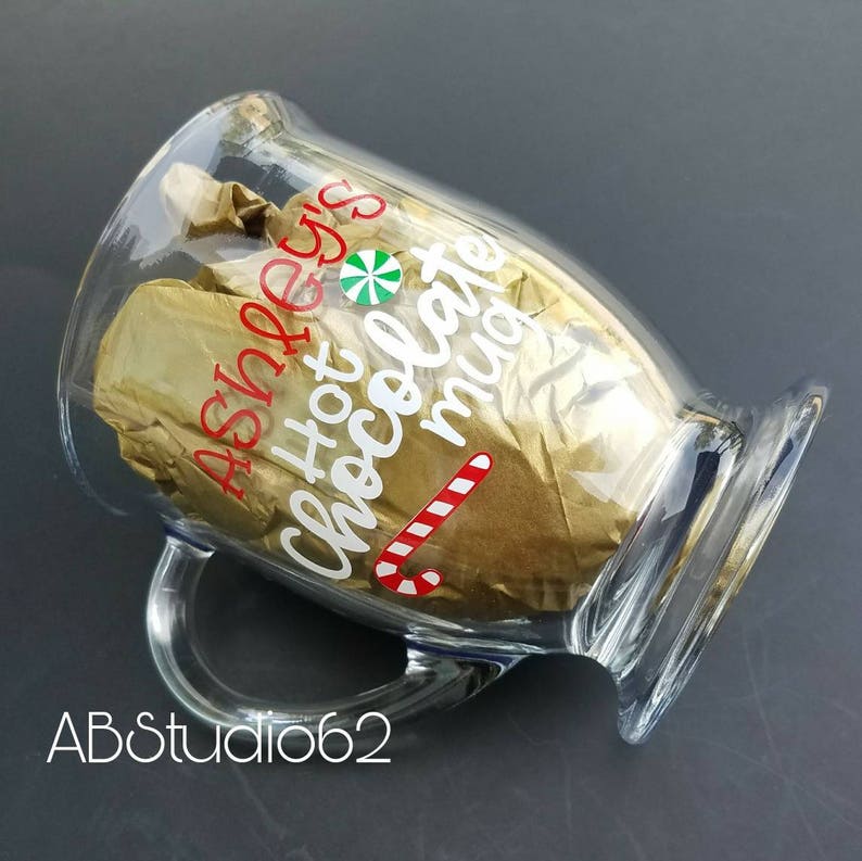 Hot Chocolate Mug, Personalized Christmas Mug, Hot Chocolate Mug, Stocking Stuffer, Mugs for Children, Cocoa Lover Mug, Christmas Gift image 4