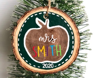 Personalized Teacher Ornament, Teacher Gift Ideas, Gifts for Teacher, Personalized Teacher Gift, Teacher Ornament, Teacher Christmas Gift