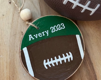 Personalized Football Ornament Christmas Tree Decor, Custom Name & Number Basketball Ornament, Basketball Players Coach Keepsakes Gifts